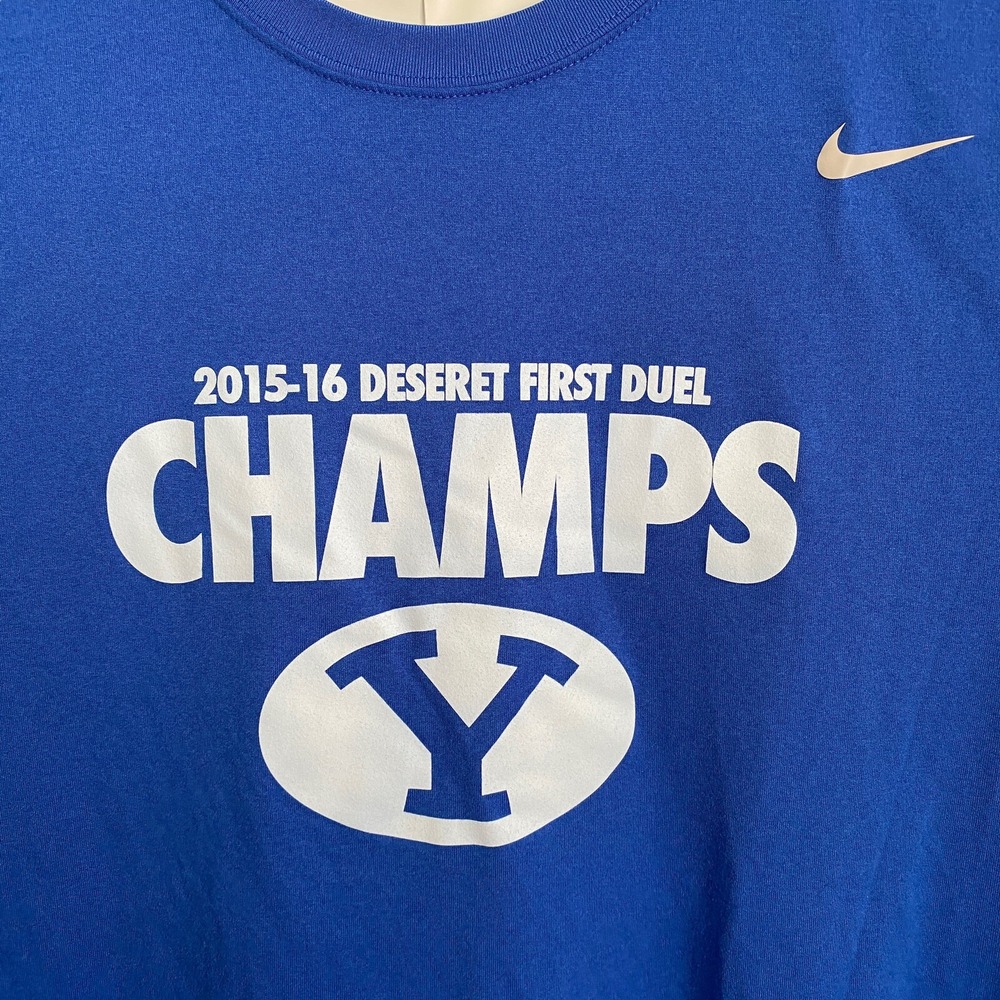 Nike BYU Cougars Football Deseret First Duel Shirt Men's Size 3XL Team Issued